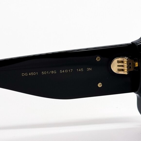 NEW DG4501 501/8G DOLCE&GABBANA GOLD SHIELD SUNGLASSES DG4501 - Picture 8 of 10